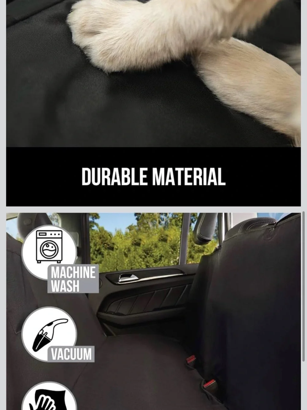 Waterproof Slip Resistant Dog Car Seat Protector/ Car & SUV Hammock